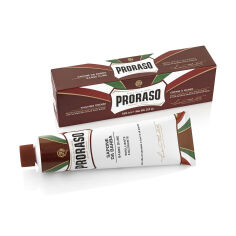 Акція на Поживний крем для гоління Proraso з олією ши та сандаловою олією, для жорсткої щетини, 150 мл від Eva