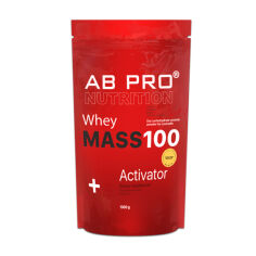 Акция на Дієтична добавка гейнер в порошку AB PRO Whey Mass 100 Activator Шоколад, 1 кг от Eva