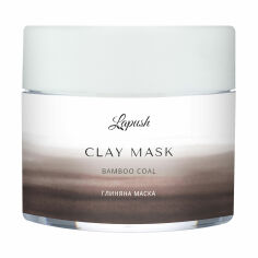 Акция на Глиняна маска для обличчя Lapush Bamboo Coal Clay Mask з чорною глиною, 50 мл от Eva