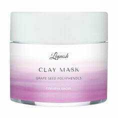 Акция на Глиняна маска для обличчя Lapush Grape Seed Polyphenols Pink Clay Mask з поліфенолами винограду та рожевою глиною, 50 мл от Eva