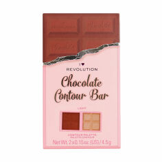 Акція на Палетка для контурингу обличчя I Heart Revolution Chocolate Contour Bar Palette, Light, 9 г від Eva