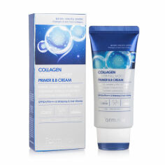 Акция на Зволожувальний ВВ-крем для обличчя FarmStay Collagen Water Full Moist Premium B.B. Cream, 50 мл от Eva