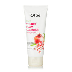 Акція на Пінка для вмивання Ottie Fruit Yogurt Foam Cleanser (Pomegranate), 150 мл від Eva