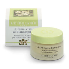 Акція на Крем для обличчя L'Erbolario Crema Viso al Biancospino для жирної і проблемної шкіри, з глодом, 50 мл від Eva