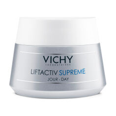 Акція на Денний крем для обличчя Vichy LiftActiv Supreme проти зморщок, для нормальної та комбінованої шкіри, 50 мл від Eva