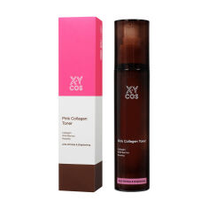 Акція на Зволожувальний тонер для обличчя XYCos Pink Collagen Toner з колагеном, 120 мл від Eva