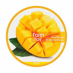 Акция на Універсальний крем для обличчя і тіла FarmStay Real Mango All-In-One Cream з екстрактом манго, 300 мл от Eva