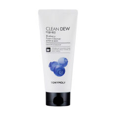 Акція на Очищувальна пінка для вмивання Tony Moly Clean Dew Blueberry Foam Cleanser з чорницею, 180 мл від Eva