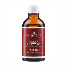 Акція на Олія для обличчя Orientana Face Oil Sandalwood & Turmeric Сандалове дерево та куркума, 50 мл від Eva