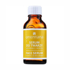Акція на Сироватка для обличчя Orientana Bio Serum Vitamin C & Mulberry з вітаміном C та шовковицею, 30 мл від Eva