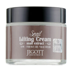 Акция на Крем для обличчя Jigott Snail Lifting Cream з екстрактом слизу равлика, 70 мл от Eva