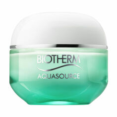 Акція на Зволожувальний крем для обличчя Biotherm Aquasource 48H Continuous Release Hydration Cream для нормальної та комбінованої шкіри, 50 мл від Eva