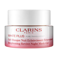 Акция на Нічна гель-маска для обличчя Clarins White Plus Brightening and Renewing Night Gel-Mask, 50 мл от Eva