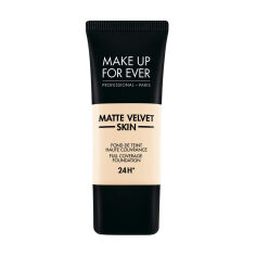 Акція на Матувальний тональний флюїд Make Up For Ever Matte Velvet Skin Full Coverage Foundation R210 Pink Alabaster, 30 мл від Eva