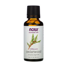 Акція на Ефірна олія Now Foods Essential Oils 100% Pure Cedarwood Кедра, 30 мл від Eva