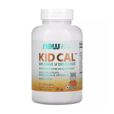 Акция на Дієтична добавка вітамінно-мінеральний комплекс для дітей в жувальних таблетках NOW Foods Kids Kid Cal Кальцій, магній, вітамін D, 100 шт от Eva