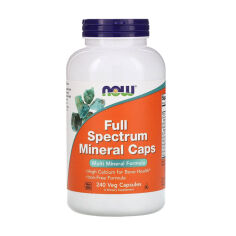 Акция на Дієтична добавка в капсулах NOW Foods Full Spectrum Mineral Caps, 240 шт от Eva