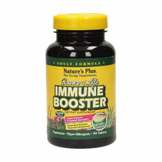 Акція на Харчова добавка вітаміни в таблетках NaturesPlus Source Of Life Immune Booster Комплекс для підтримки імунної системи, 90 шт від Eva