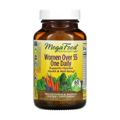 Акція на Дієтична добавка мультивітаміни та мінерали в таблетках MegaFood Women Over 55 One Daily для жінок, 60 шт від Eva