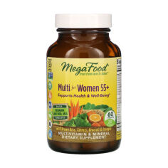 Акция на Мультивітаміни та мінерали MegaFood Multi for Women 55+ для жінок, 60 таблеток от Eva