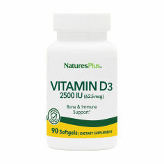 Акція на Вітамін Д3 NaturesPlus Vitamin D3 3 2500 МО, 90 капсул від Eva