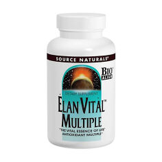 Акция на Дієтична добавка в таблетках Source Naturals Elan Vital Multiple Мультивітаміни, 180 шт от Eva