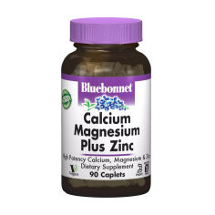 Акція на Кальцій, магній + цинк Bluebonnet Nutrition Calcium, Magnesium Plus Zinc, 90 капсул від Eva