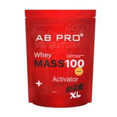 Акция на Дієтична добавка гейнер в порошку AB PRO Whey Mass 100 Activator Ваніль, 2.6 кг от Eva