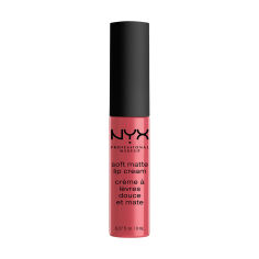 Акція на Рідка матова помада для губ NYX Professional Makeup Soft Matte Lip Cream 08 San Paulo, 8 мл від Eva