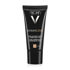 Акція на Коригувальний тональний флюїд для обличчя Vichy Dermablend Fluid Corrective Foundation 16H, SPF 35, 20 Vanilla, 30 мл від Eva