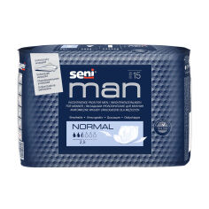 Акція на Урологічні прокладки чоловічі Seni Man Normal, 15 шт від Eva