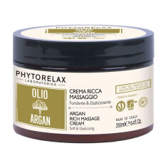 Акція на Масажний крем для тіла Phytorelax Laboratories Argan Oil Body Cream з аргановою олією, 250 мл від Eva