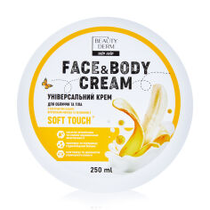 Акція на Універсальний крем BEAUTYDERM Soft Touch Face & Body Cream для обличчя та тіла, 250 мл від Eva