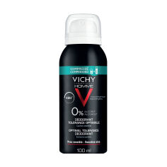 Акція на Чоловічий дезодорант-спрей Vichy Optimal Tolerance Deodorant 48H Оптимальний комфорт, для чутливої шкіри, 100 мл від Eva