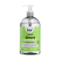 Акція на Рідке мило Bio-D Sanitising Hand Wash Lime & Aloe Vera дезінфекційне, 500 мл від Eva