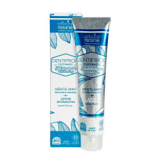 Акция на Натуральна гелева зубна паста Officina Naturae Whitening Toothpaste Mint відбілювальна, алюмінієва упаковка, 75 мл от Eva