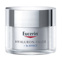 Акция на Нічний засіб для обличчя Eucerin Hyaluron-Filler + 3x Effect Night Care, 50 мл от Eva