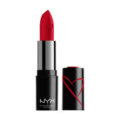 Акція на Сатинова помада для губ NYX Professional Makeup Shout Loud Satin Lipstick 11 Red Haute, 3.5 г від Eva