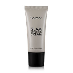 Акція на Крем для стробінгу Flormar Glam Strobing Cream 001 Silver, 35 мл від Eva