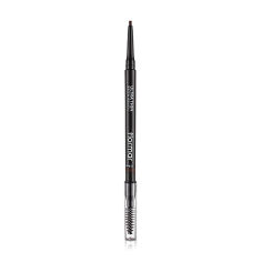 Акція на Ультратонкий олівець для брів Flormar Ultra Thin Brow Pencil зі щіточкою, 03 Brown, 0.14 г від Eva