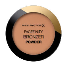 Акція на Компактна пудра-бронзер для обличчя Max Factor Facefinity Bronzer Powder, 01 Light Bronze, 10 г від Eva