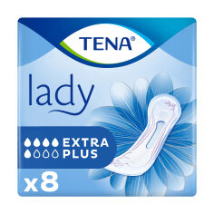 Акція на Урологічні прокладки жіночі TENA Lady Slim Extra Plus, 8 шт від Eva