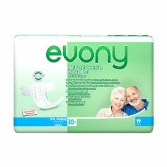 Акція на Підгузки для дорослих Evony 2 Medium, 30 шт від Eva