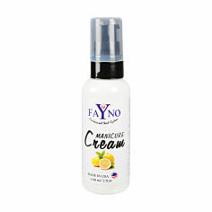 Акция на Крем для рук Fayno Manicure Cream Лимон, зволожувальний та живильний, 60 мл от Eva