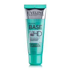 Акція на База під макіяж Eveline Cosmetics Base Full HD SPF 10 для маскування почервонінь, 30 мл від Eva