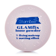 Акция на Розсипчаста пудра для обличчя GlamBee Glamfix loose powder тон 01, 6.2 г от Eva