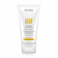 Акція на Відновлювальний крем для рук BABE Laboratorios Repairing Hand Cream для сухої шкіри, 50 мл від Eva