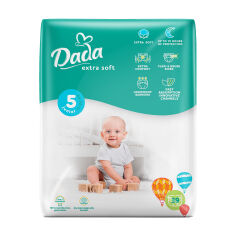 Акция на Підгузки Dada Extra Soft розмір 5 (11-25 кг), 39 шт от Eva