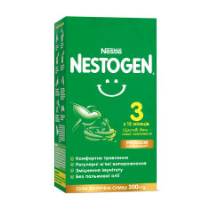 Акція на Дитяча суха молочна суміш Nestle Nestogen 3 з лактобактеріями L. Reuteri, від 12 місяців, 300 г від Eva