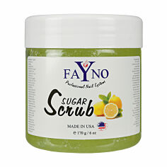 Акція на Цукровий скраб для тіла Fayno Sugar Scrub Лимон, 170 г від Eva